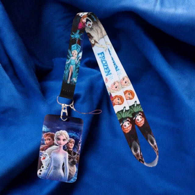 Porte Carte & Tour de cou - Reine des neiges