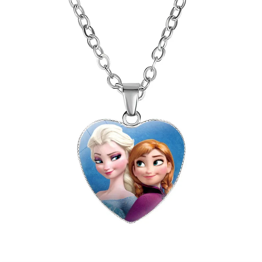 Collier avec pendentif - Disney Elsa & Anna