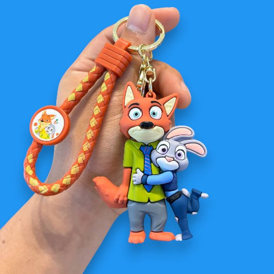 Porte Clef 3D - Zootopie (Nick & Judy)
