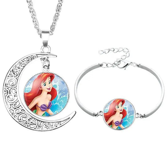 Collier + Bracelet OFFERT - La petite sirène - ARIEL