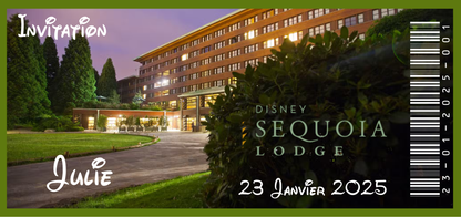 Billet Surprise - Hôtel Disney - Séquoia Lodge