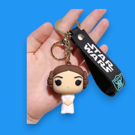 Porte Clef 3D - Star Wars - Leia