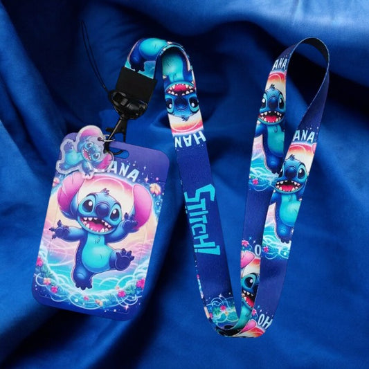 Porte Carte & Tour de cou - Disney - Stitch (V2)