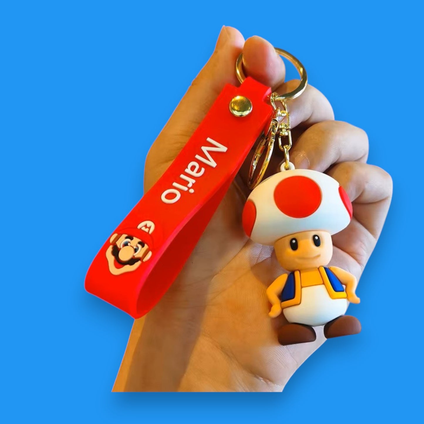 Porte Clef 3D - Super Mario - Toad