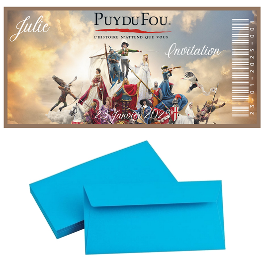 Billet Surprise - Puy du fou (Version 2)