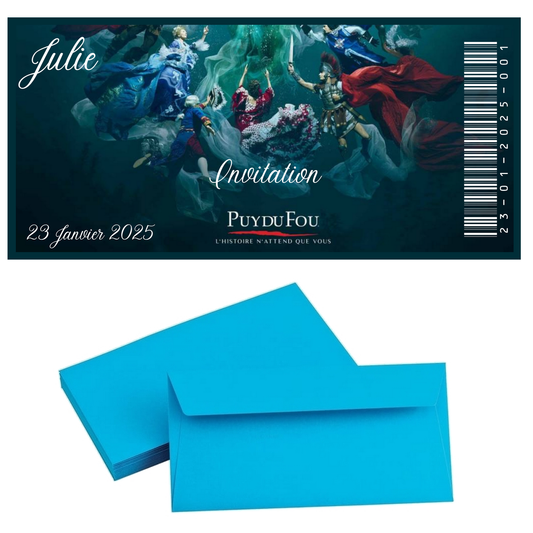 Billet Surprise - Puy du fou (Espagne)
