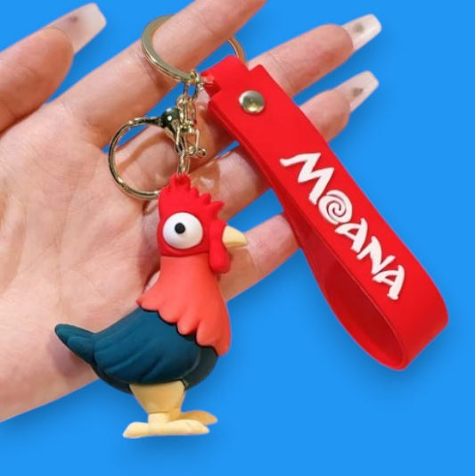 Porte Clef 3D - Disney - Vaiana (Hei Hei)
