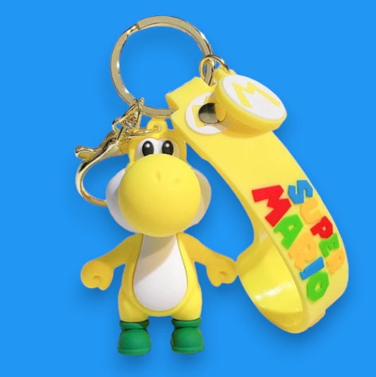 Porte Clef 3D - Super Mario (Yoshi Jaune)