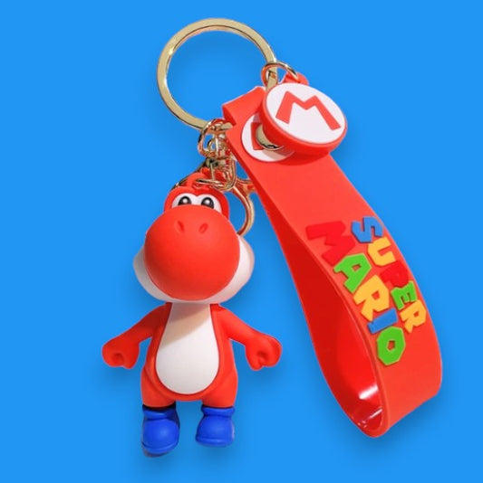 Porte Clef 3D - Super Mario (Yoshi Rouge)