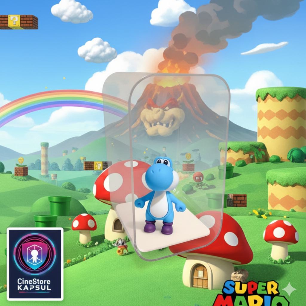Kapsul - Super Mario - Yoshi (Bleu)