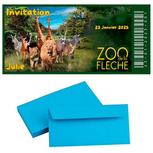 Billet Surprise - Zoo de la flêche