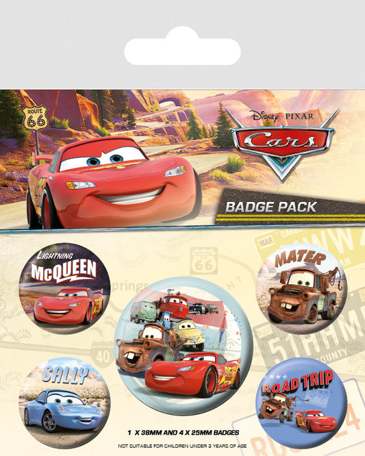 Set de 5 badges - Cars